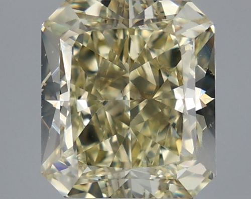 3.82 carat Fancy Brownish Greenish Yellow-VS2 Natūralus Radiant Deimantas (1)