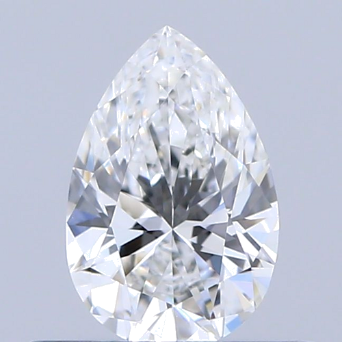 0.4 carat F-VVS1 Natūralus Pear Deimantas (1)