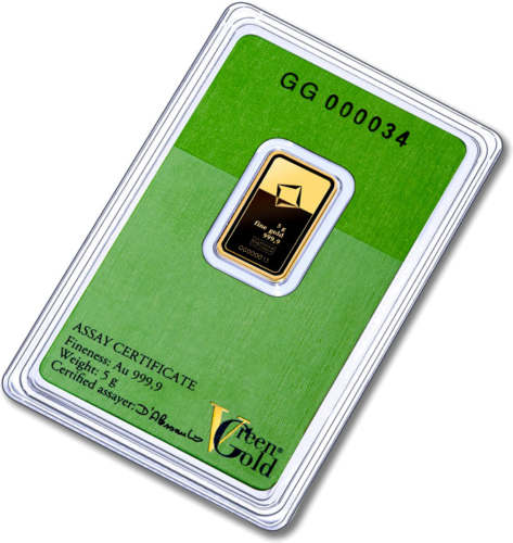 5 г Инвестиционный золотой слиток Green Gold Valcambi (4)