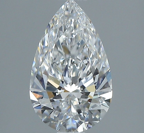 1.07 carat D-IF Natūralus Pear Deimantas (1)