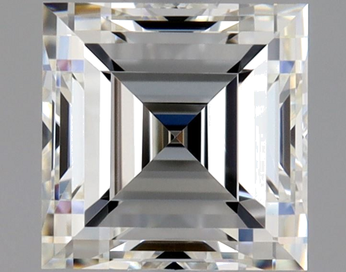 0.52 carat H-VVS1 Natūralus Square Radiant Deimantas (1)