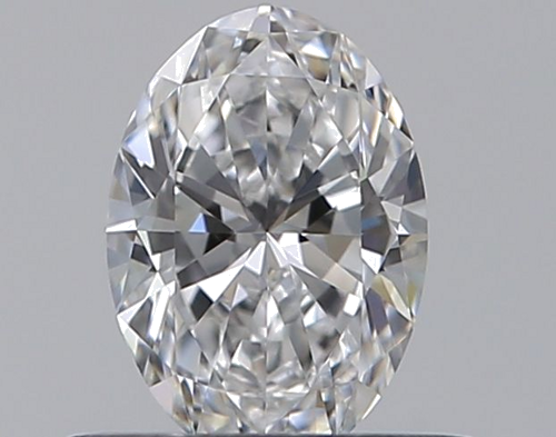 0.4 carat D-VVS2 Natūralus Oval Deimantas (1)