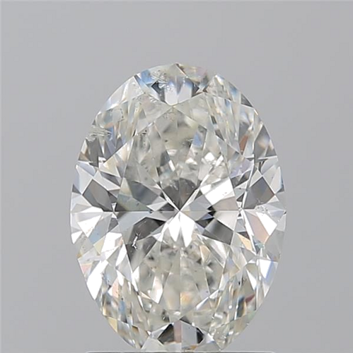 1.7 carat I-SI2 Natūralus Oval Deimantas (1)