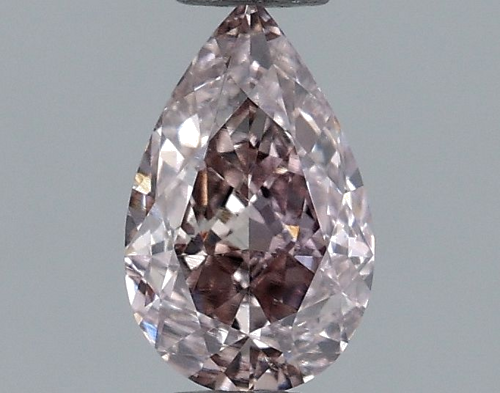 0.53 carat Fancy Pink-SI1 Natūralus Pear Deimantas (1)