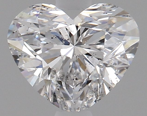 0.85 carat D-SI2 Natūralus Heart Deimantas (1)