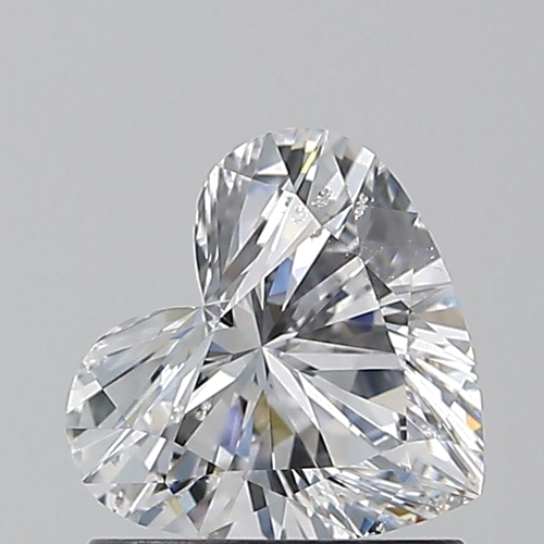 0.9 carat D-SI2 Natūralus Heart Deimantas (1)