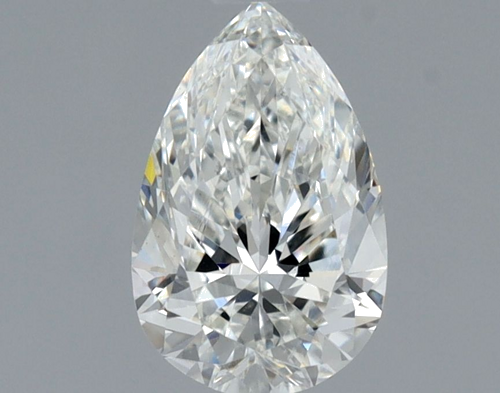 0.5 carat G-SI1 Natūralus Pear Deimantas (1)