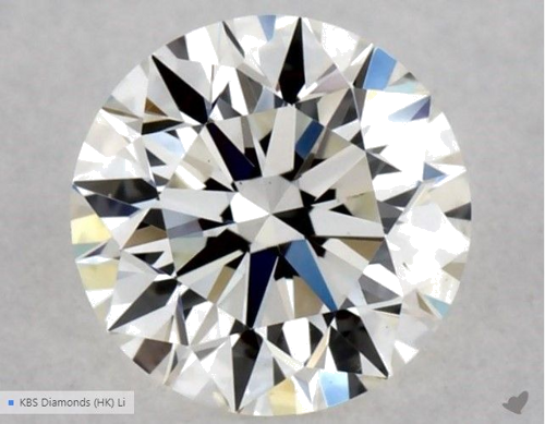 0.31 carat H-VS2 Excellent cut Natūralus Round Deimantas (1)