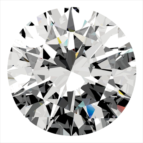 0.3 carat E-VS2 Very Good cut Natūralus Round Deimantas (1)
