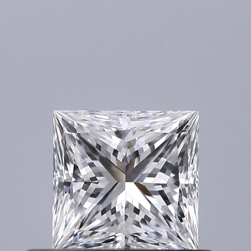 0.5 carat D-VVS1 Natūralus Princess Deimantas (1)