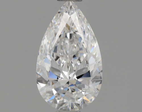0.6 carat D-VVS2 Natūralus Pear Deimantas (1)