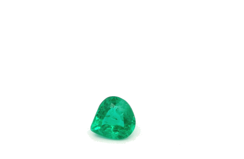 0.36 carat GREEN Pear Smaragdas (1)