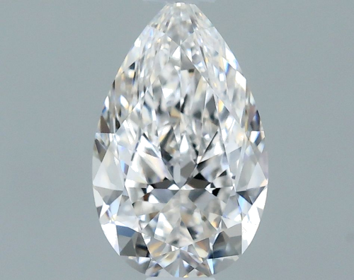 0.51 carat F-IF Natūralus Pear Deimantas (1)