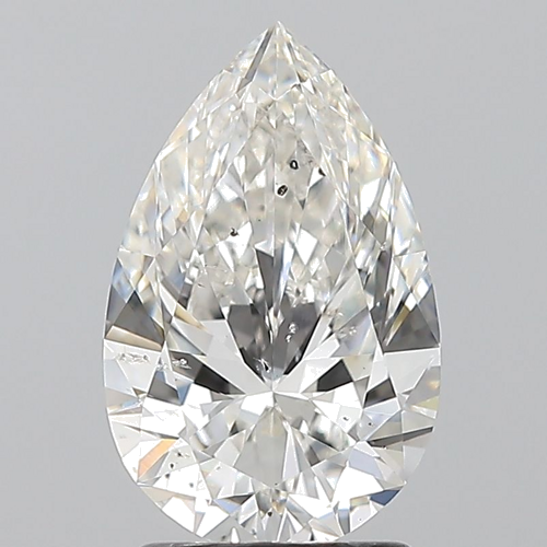2.01 carat G-SI2 Natūralus Pear Deimantas (1)