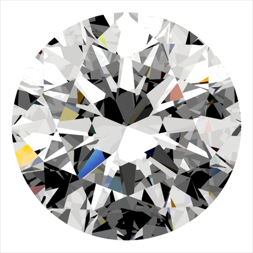 0.3 carat F-VS1 Excellent cut Natūralus Round Deimantas (1)