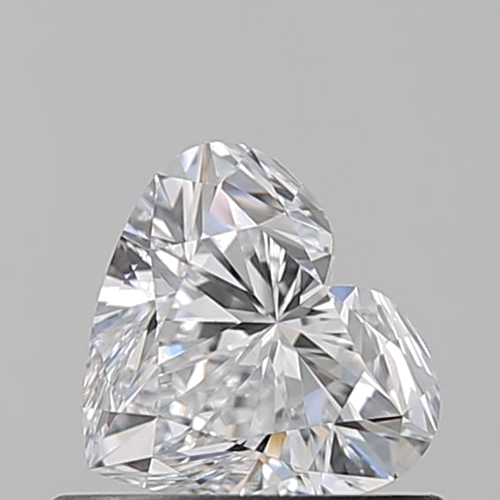 0.56 carat D-VVS2 Natūralus Heart Deimantas (1)