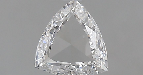 0.39 carat D-VVS1 Natūralus Triangular Deimantas (1)