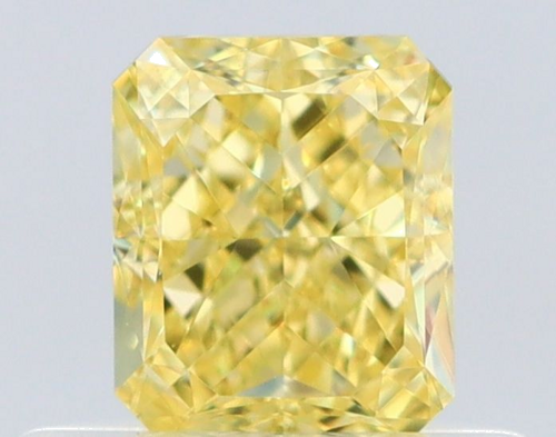 0.51 carat Fancy Intense Yellow-VVS1 Natūralus Radiant Deimantas (1)