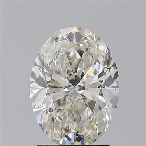 2.2 carat I-SI2 Natūralus Oval Deimantas (1)