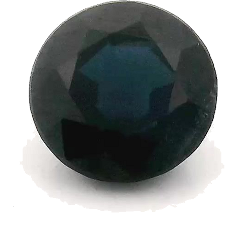 0.59 carat BLUE Round Safyras (1)