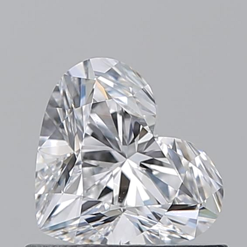 0.7 carat D-VS2 Natūralus Heart Deimantas (1)