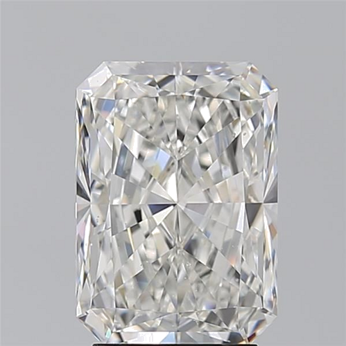 3.01 carat F-SI1 Natūralus Radiant Deimantas (1)