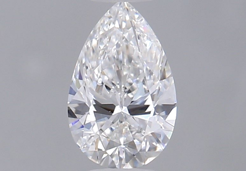 0.3 carat E-VS1 Natūralus Pear Deimantas (1)