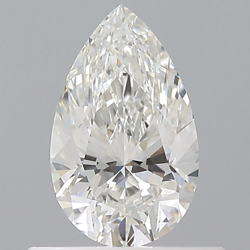 0.5 carat H-VVS1 Natūralus Pear Deimantas (1)