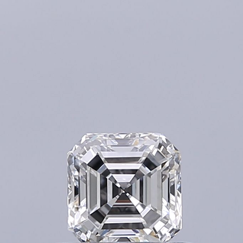 0.38 carat F-VVS2 Natūralus Asscher Deimantas (1)