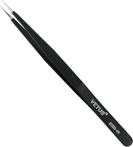 Anti-static jewellery tweezers (for setting diamonds, beads, etc.) (6)