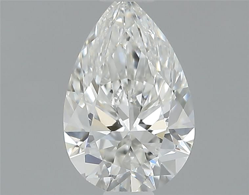 0.42 carat F-VVS2 Natūralus Pear Deimantas (1)