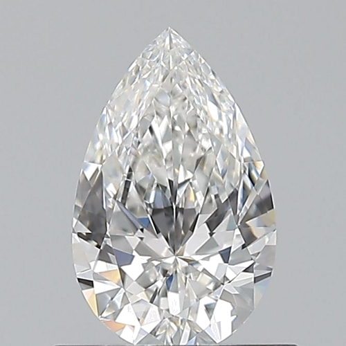 0.6 carat E-VVS1 Natūralus Pear Deimantas (1)