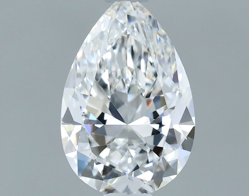 0.43 carat D-VVS1 Natūralus Pear Deimantas (1)
