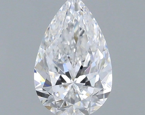 0.52 carat E-VVS2 Natūralus Pear Deimantas (1)