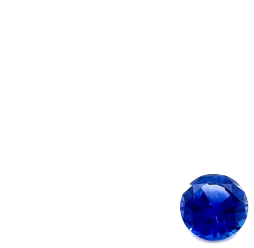 0.43 carat BLUE Round Safyras (1)