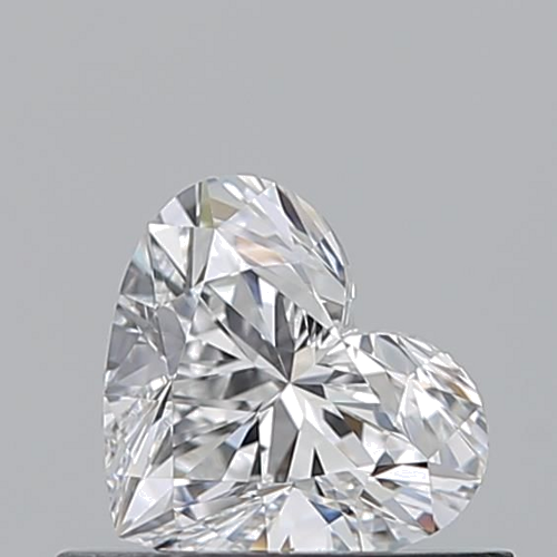 0.5 carat E-VVS2 Natūralus Heart Deimantas (1)