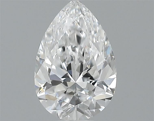 0.36 carat D-IF Natūralus Pear Deimantas (1)