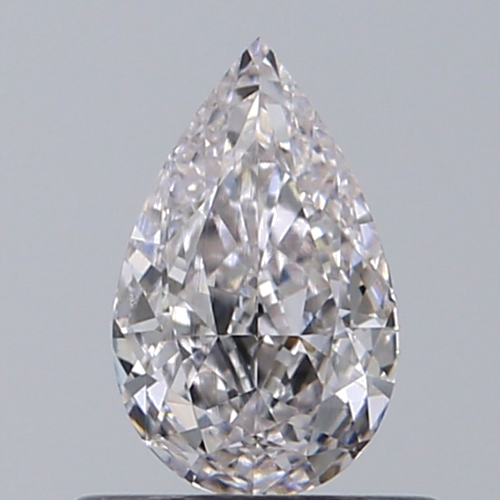 0.51 carat Faint Pink-SI1 Natūralus Pear Deimantas (1)
