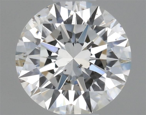 0.46 carat F-SI2 Excellent cut Natūralus Round Deimantas (1)