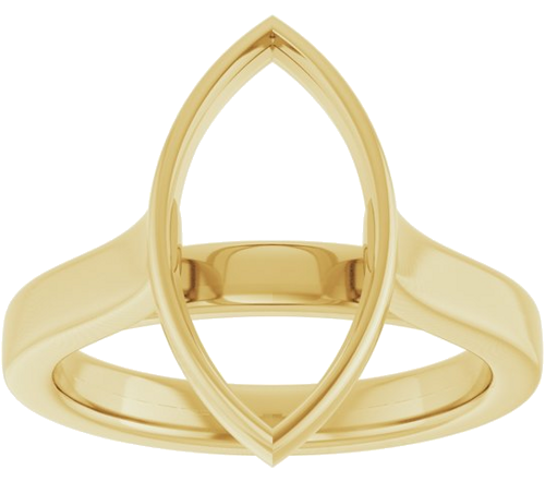 Sužadėtuvių Žiedas „Bezel-Set Solitaire“ 14k yellow gold Marquise 15mm x 7.5mm (3)