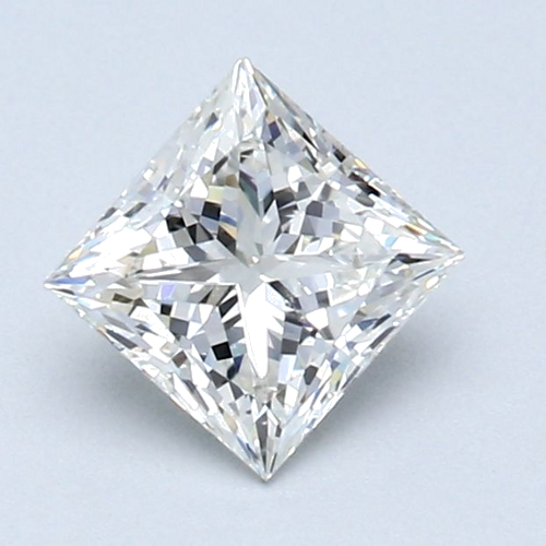 0.92 carat I-SI1 Natūralus Princess Deimantas (1)