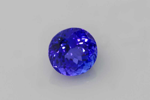 6.59 carat BLUE Round Tanzanite (1)
