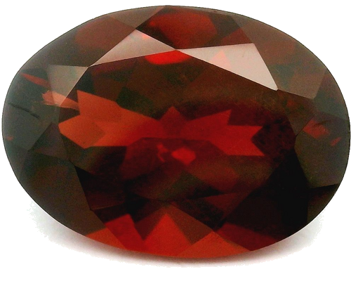 6.27 carat RED Oval Garnet (1)