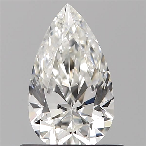 0.54 carat G-SI1 Natūralus Pear Deimantas (1)