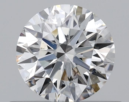 0.52 carat F-SI2 Excellent cut Natūralus Round Deimantas (1)
