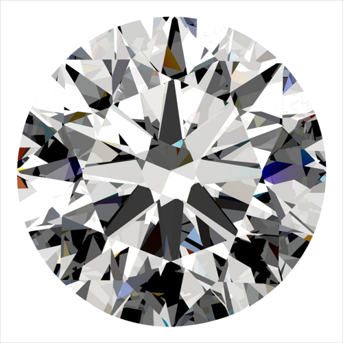 0.3 carat F-VVS1 Excellent cut Natūralus Round Deimantas (1)