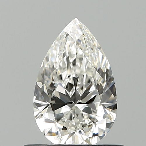 0.62 carat G-VS2 Natūralus Pear Deimantas (1)