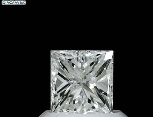 0.72 carat H-VS2 Natūralus Princess Deimantas (1)