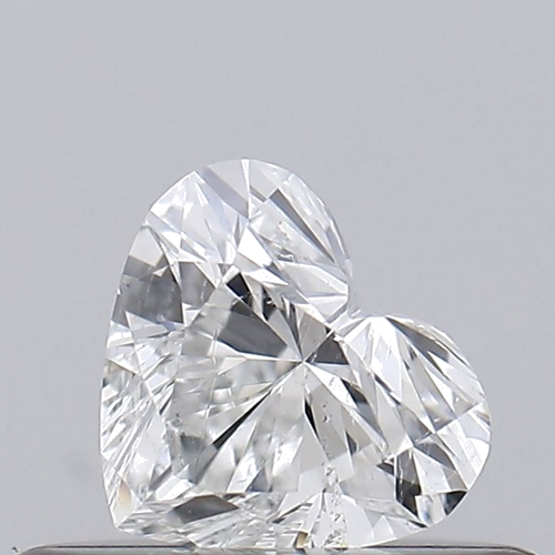 0.3 carat F-SI2 Natūralus Heart Deimantas (1)