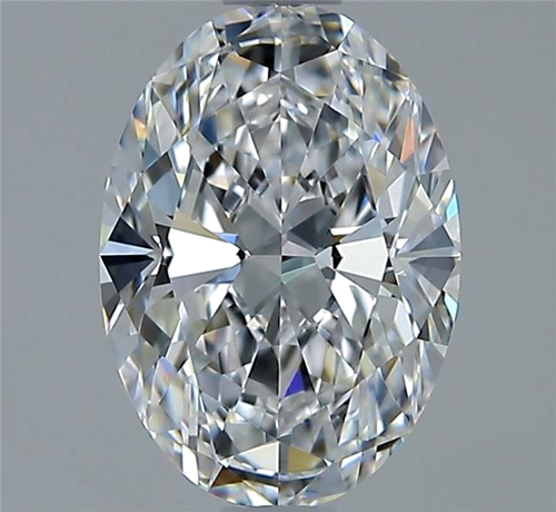 1.19 carat D-VVS2 Natūralus Oval Deimantas (1)